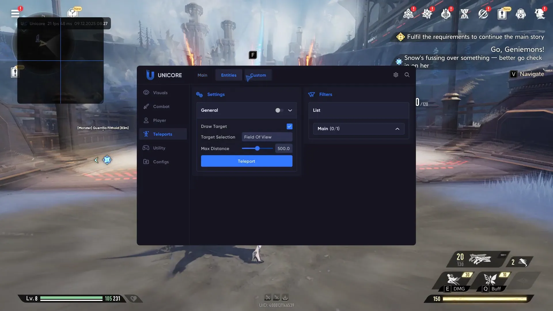 GAMEPLAY UNICORE DUET NIGHT ABYSS _ PRIVATE CHEAT_HACK UNLOCKED ANY CHARACTER 2-11 screenshot.png