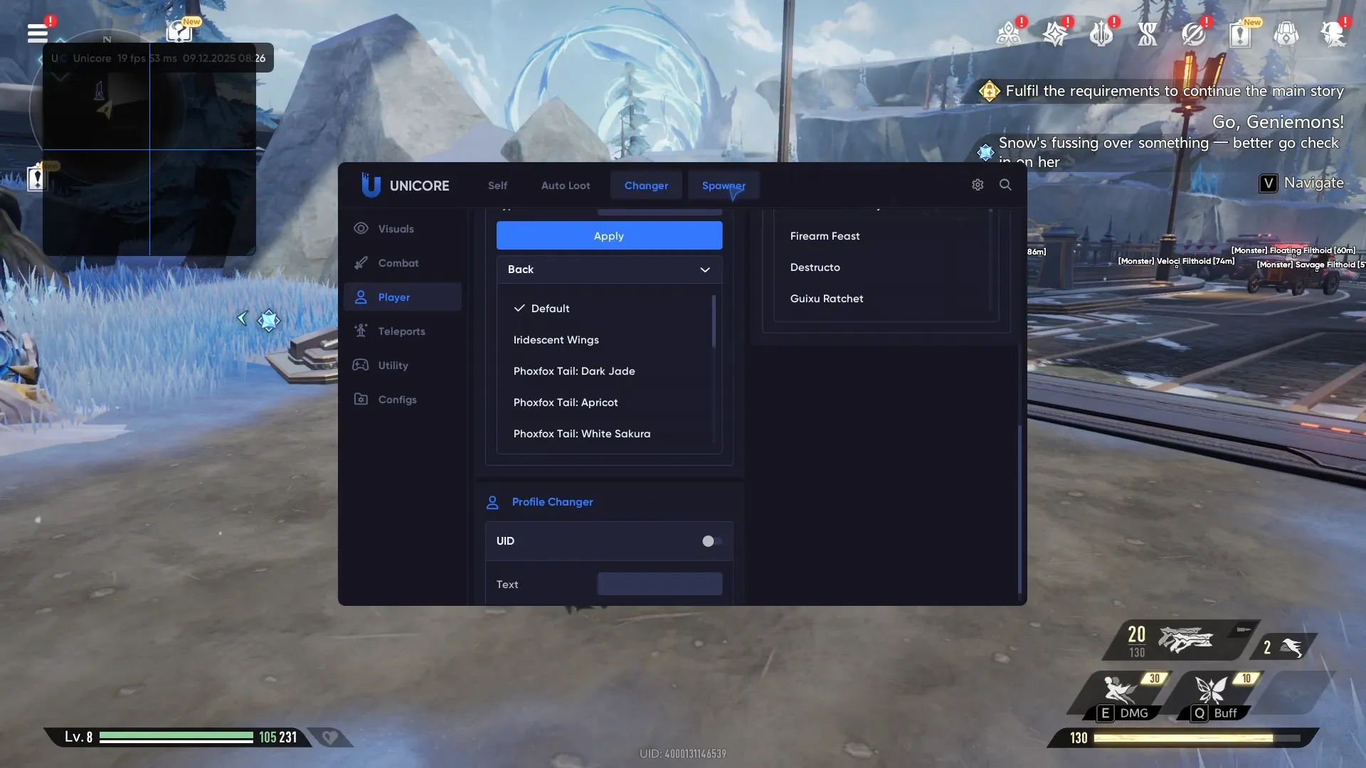 GAMEPLAY UNICORE DUET NIGHT ABYSS _ PRIVATE CHEAT_HACK UNLOCKED ANY CHARACTER 1-27 screenshot.png