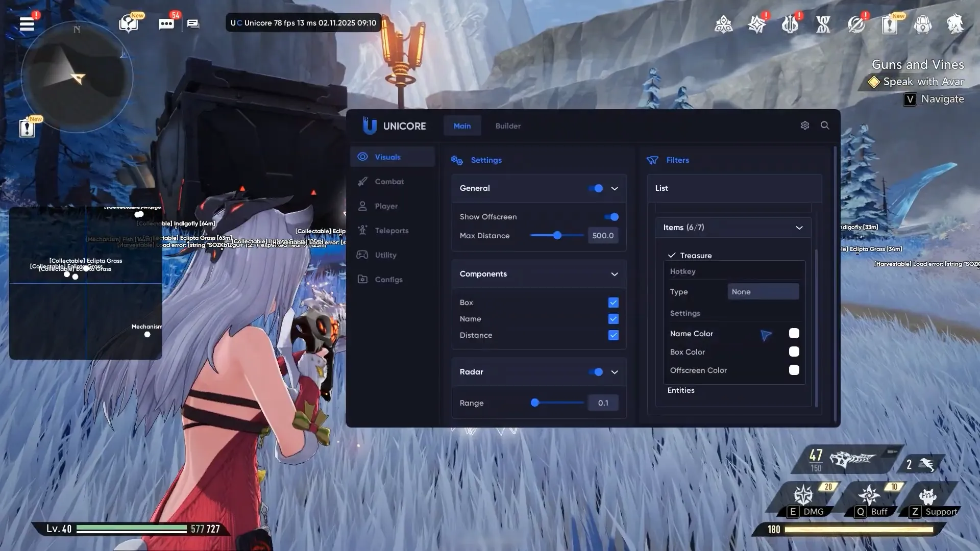 FEATURES SHOWCASE UNICORE DUET NIGHT ABYSS _ PRIVATE CHEAT_HACK 0-22 screenshot.png