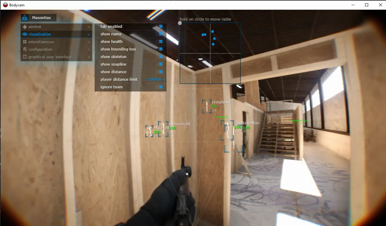 Cheat MASON for Bodycam