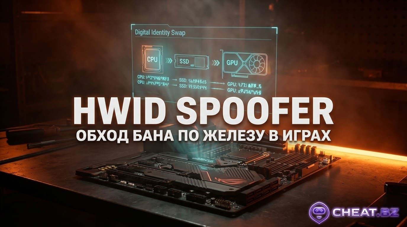 Купить приватный HWID Spoofer (спуфер) для обход бана по железу