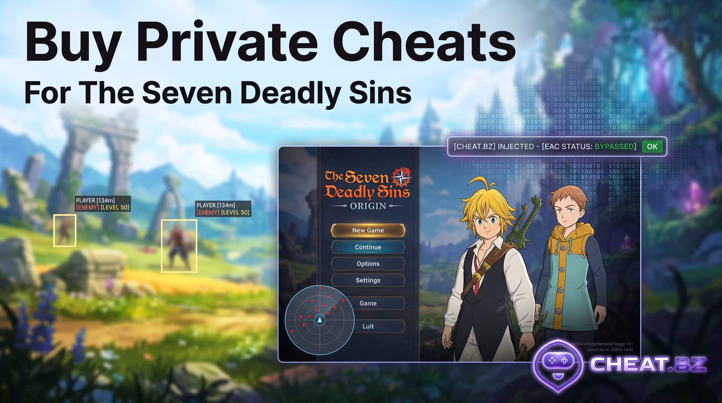 The Seven Deadly Sins Origin private cheats working overlay