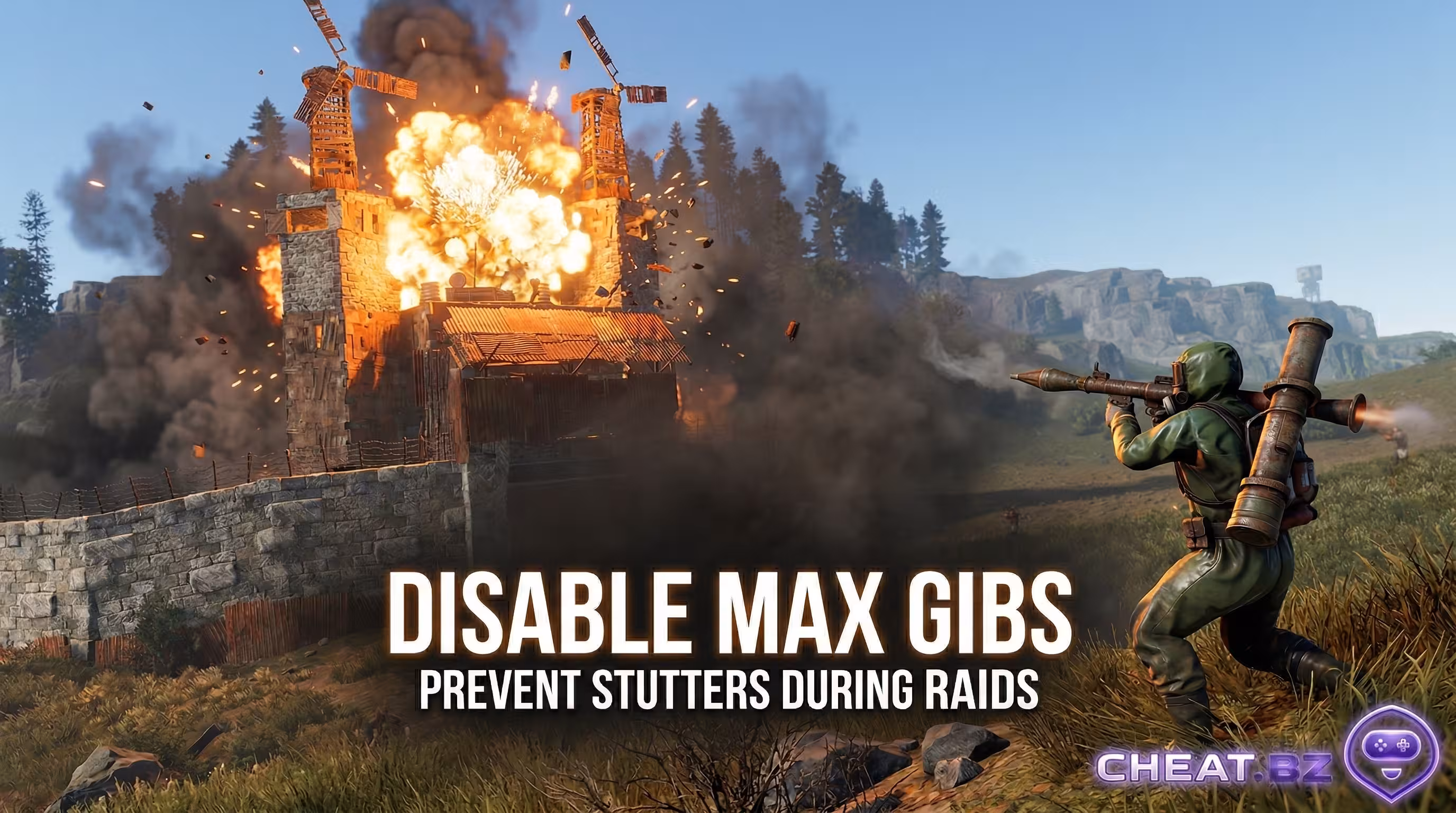 settings in rust for maximum fps max gibs