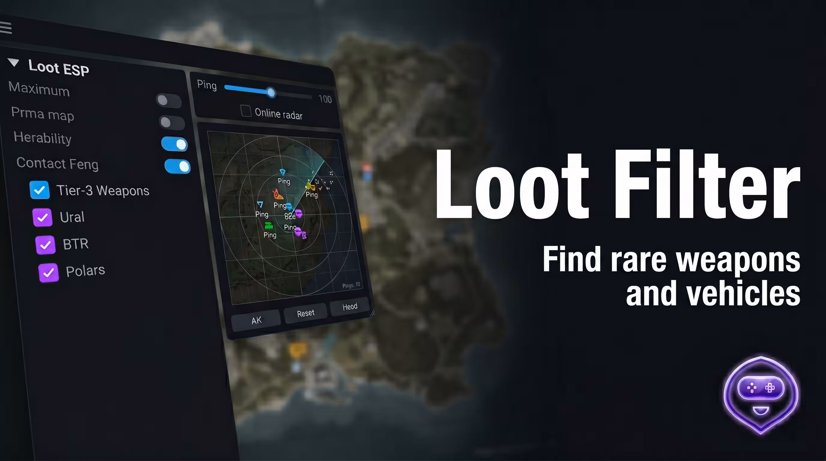 Setting up World ESP and loot filtering in Arma Reforger