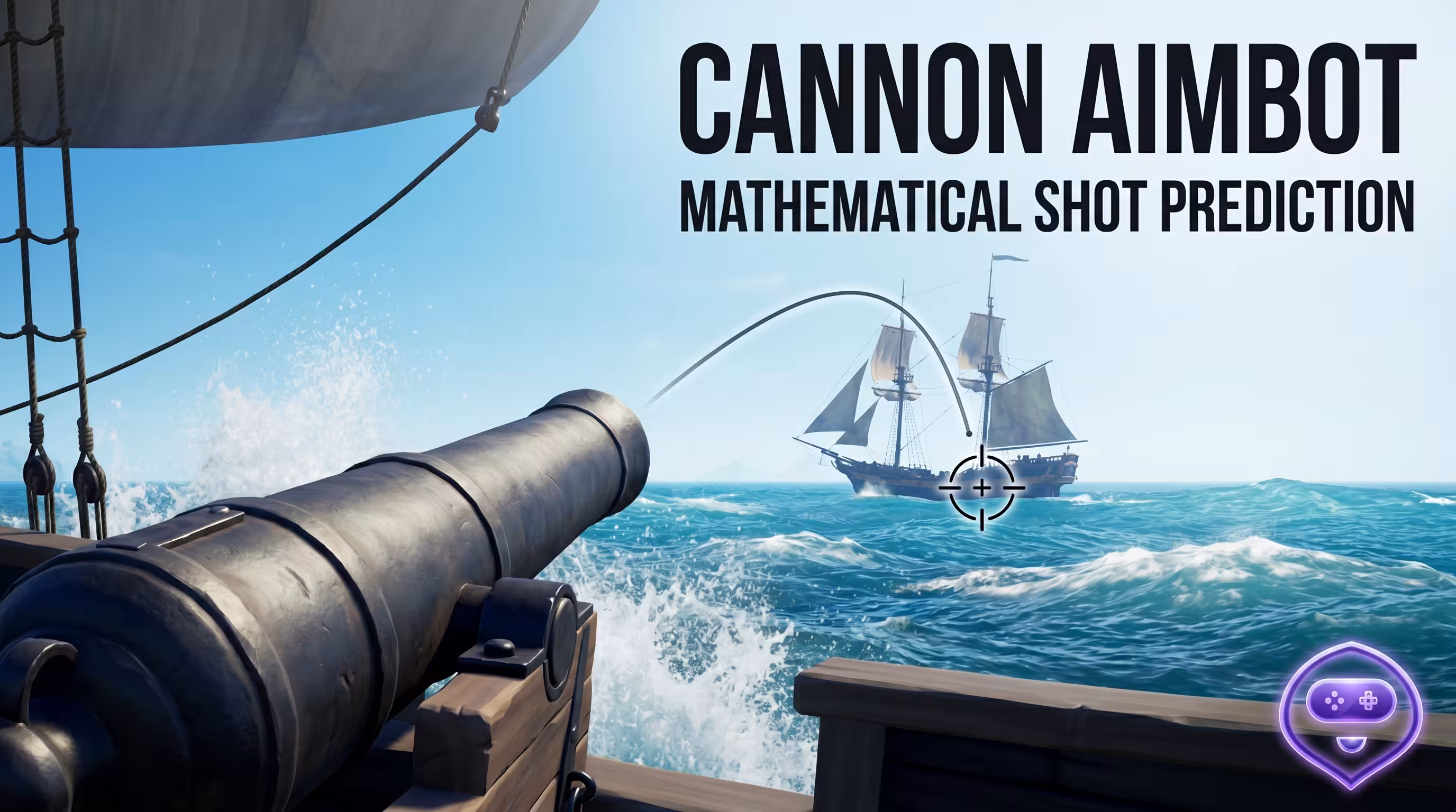 Cannon Aimbot feature in Sea of Thieves