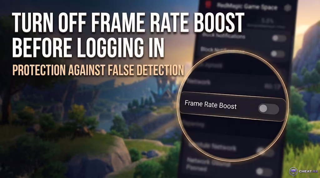Gaming overlay settings and frame interpolation options on a RedMagic 10 Pro smartphone
