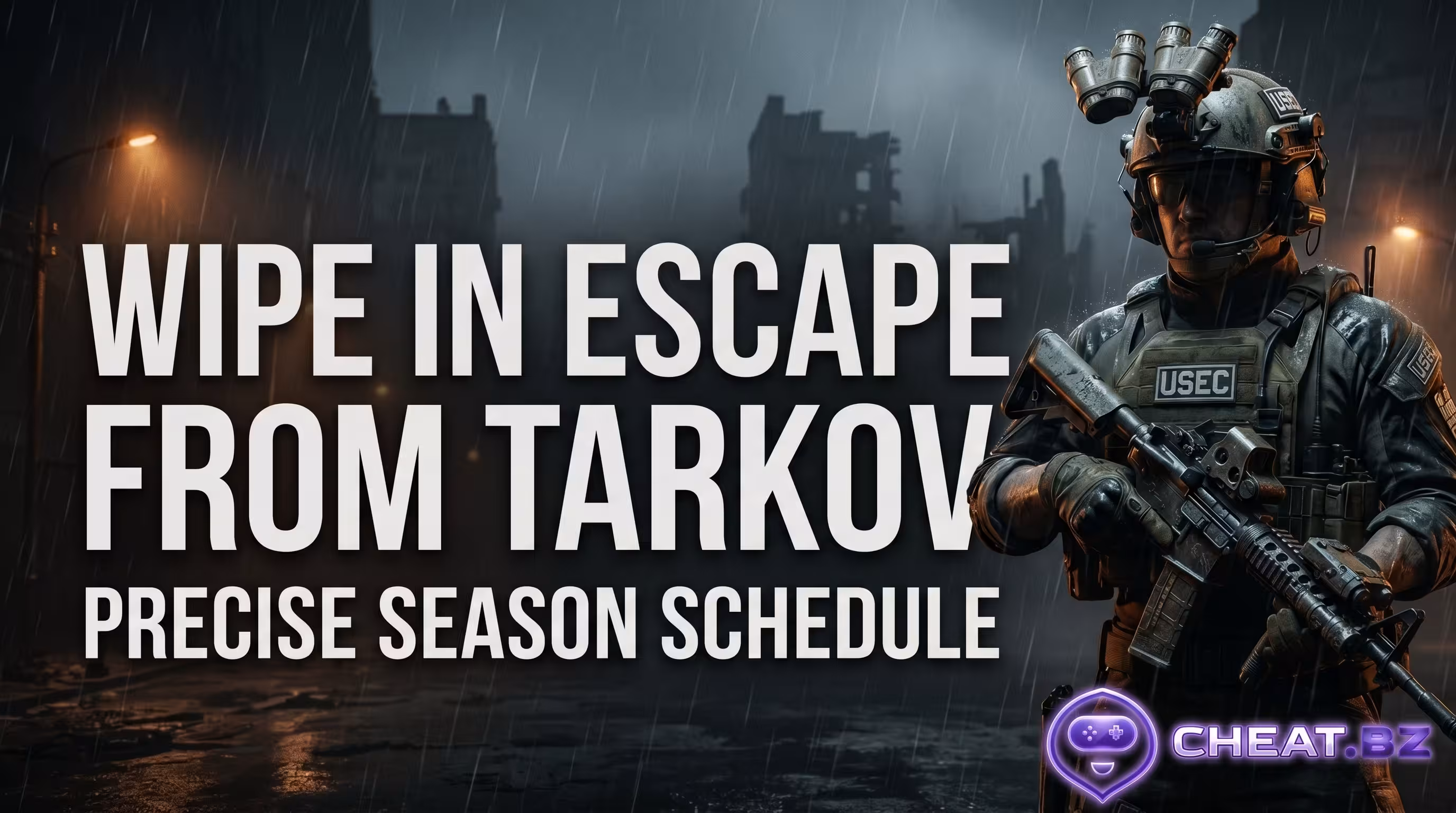 Tarkov wipe 2026 season schedule