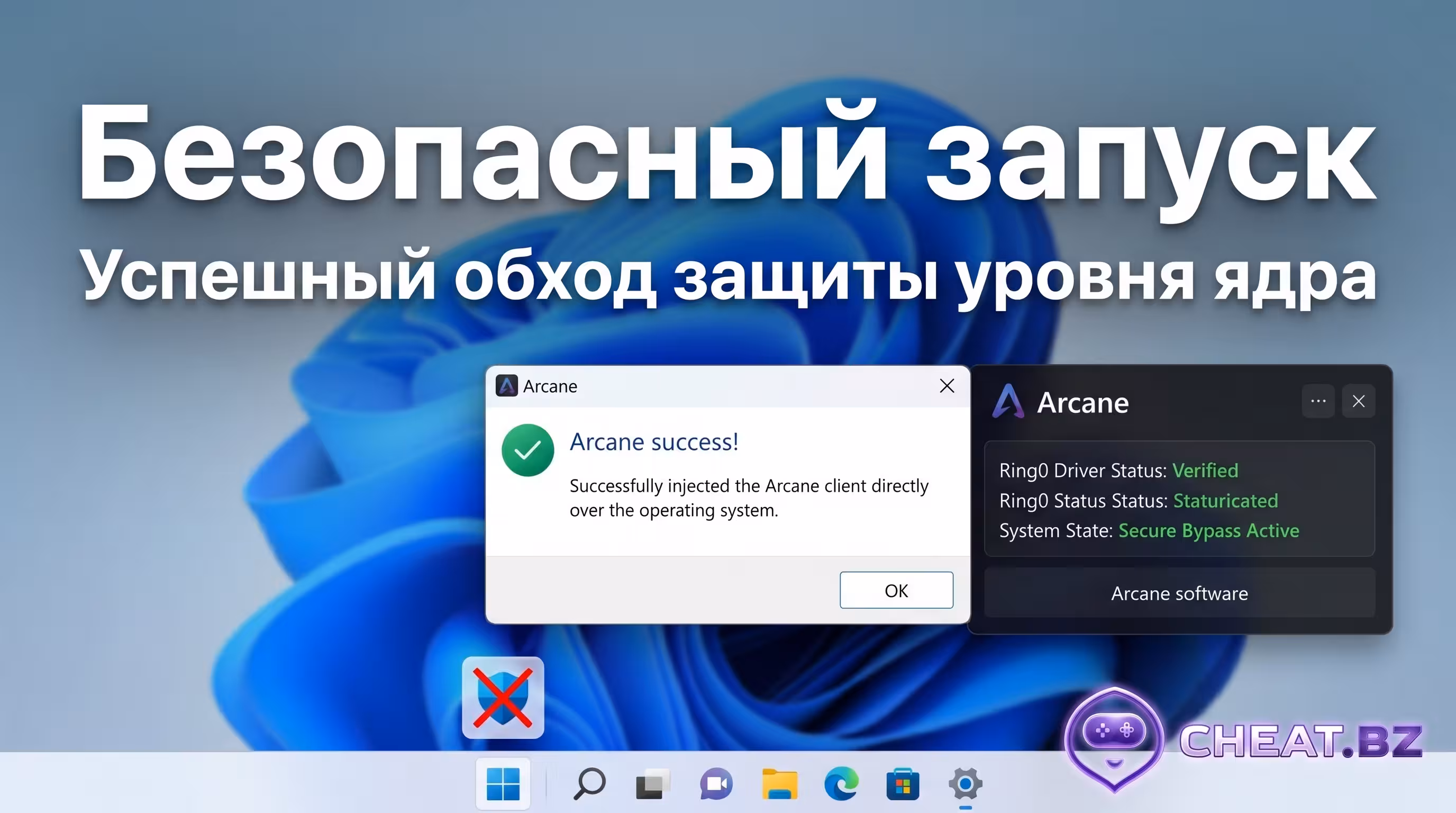 Успешный запуск и инжект софта SoftHub