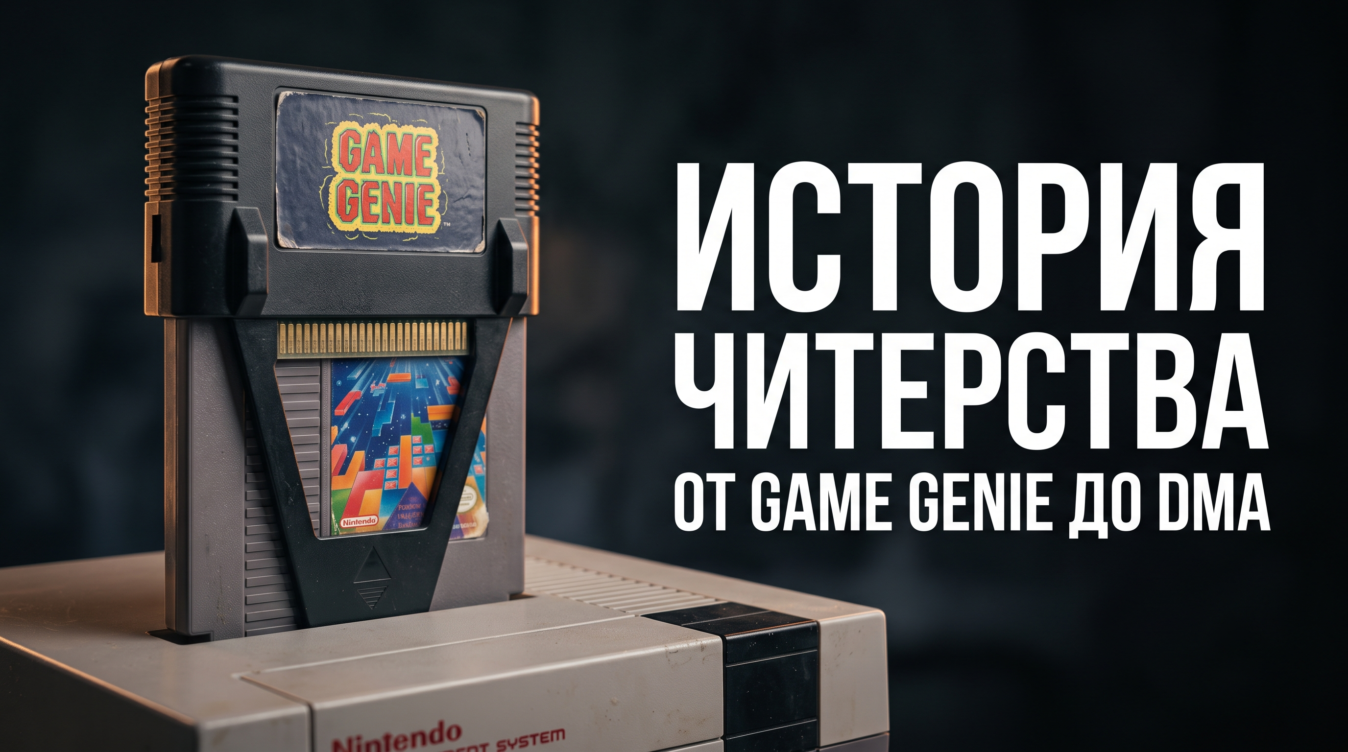 Картридж Game Genie для консоли NES, который стал причиной первого суда за вмешательство в память видеоигр